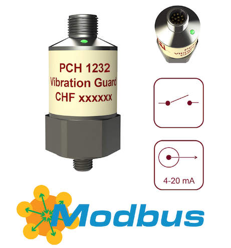 Compact vibration monitors from PCH Engineering