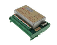 PCH 1073 low cost vibration monitor with 1 vibration input channel, 4 relays and two 4-20mA outputs